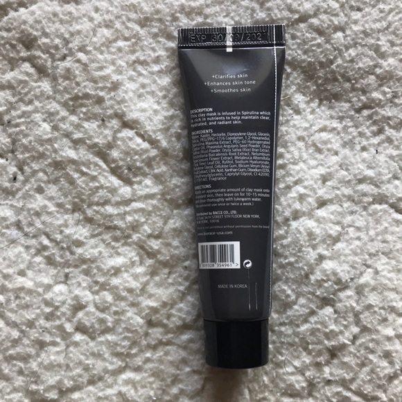 New/sealed | Biorace | Pore Purifying Spirulina & Tea Tree Clay Mask 1 oz - Picture 2 of 3